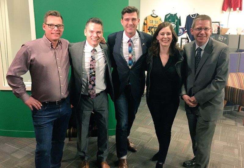 Iveson with the new councillors